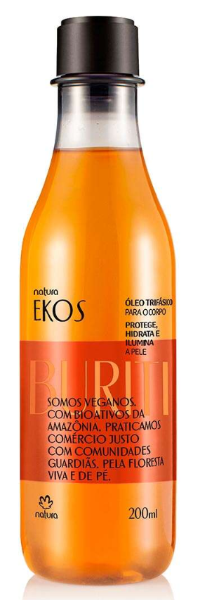 زيت مرطب ثلاثي الطبقاتe من إكوس بوريتي – 200مل EKOS OLEO HID DES TRIFASI BURITI 200ML