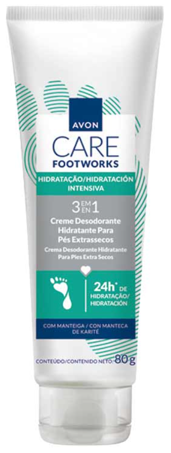 كريم مرطب القدمين من أفون كير فوت وركس – 3 في 1 بزبدة الشيا